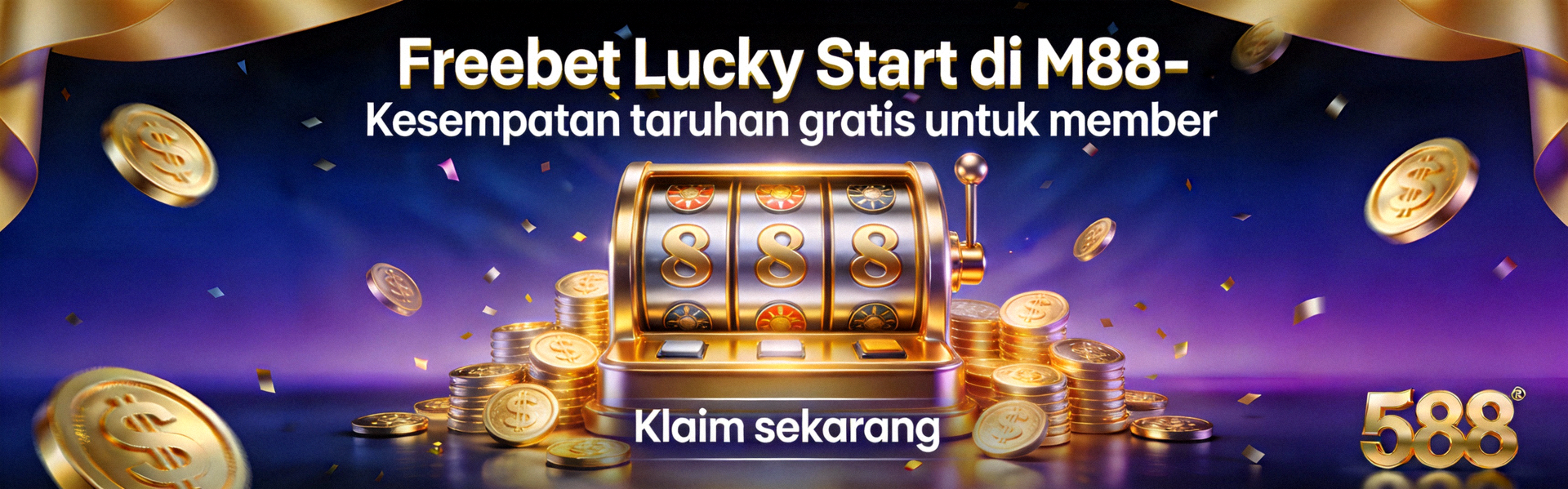 Freebet Lucky Start di M88 - Kesempatan taruhan gratis untuk member