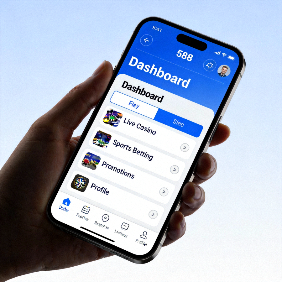 Tampilan mobile-optimized M88 untuk akses via smartphone